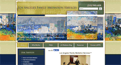 Desktop Screenshot of losangelesfamilymediationservices.com